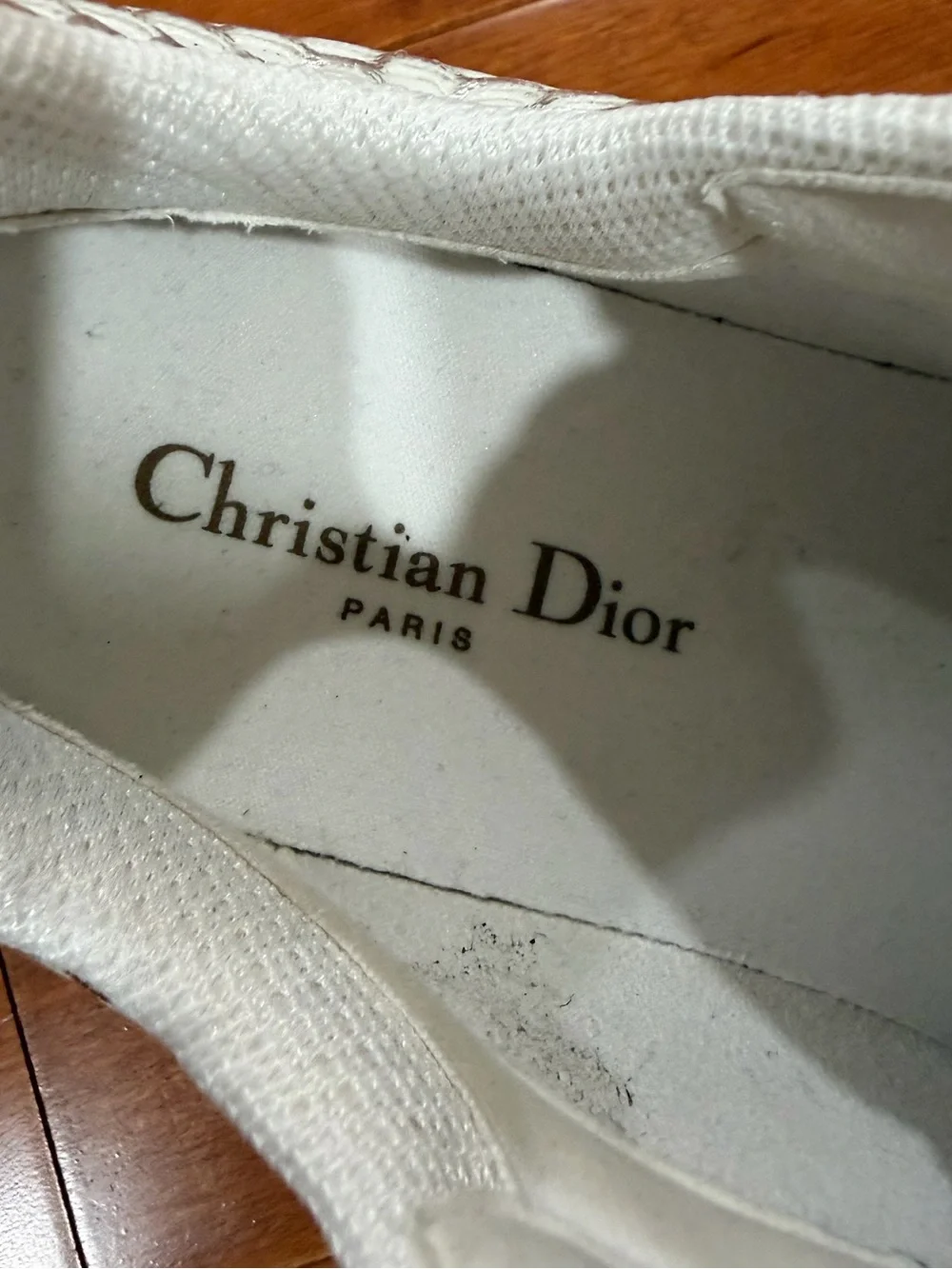 Christian Dior Oblique Transparent Logo Lace Up Vibe Sneakers Shoes Sz. 39 (9)